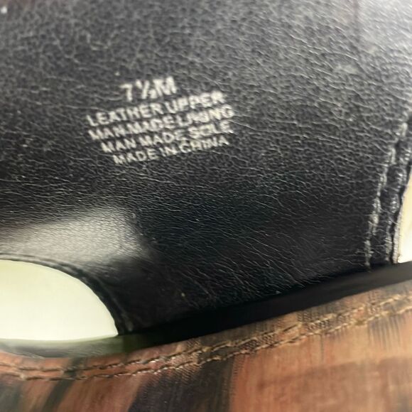 Studded Leather Slingback Platform Heels 7.5 - Picture 10 of 13